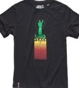 Make the message count with this Peace t-shirt from LRG.