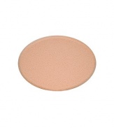 Smooth textured sponge glides over skin, allowing for an even application of foundation and virtually flawless blending. 