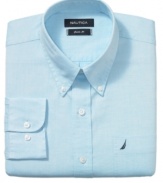 Spend less time getting dressed. This Nautica shirt from is the classic you'll reach for again and again.