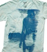 Chill out. Summer style is a breeze with a simple graphic t-shirt like this from Bar III.