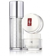 Smooth, firm and nourish your skin with the magic of Yves Saint Laurent's ultimate anti-aging skincare, Temps Majeur. Decadently luxurious and deeply replenishing, Temps Majeur creme and eye cream work wonders to correct visible signs of aging, to restore and maintain exceptional, youthful radiance. Contains: Temps Majeur Serum Concentrate, Temps Majeur Eye Cream and a deluxe sample of Temps Majeur Creme. 