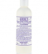 A silky, lightweight cream for hands and body that soaks in easily to leave skin soft and smooth. 8.4 oz. 