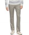 Make the transition from workweek to weekend with ease with this slim-fit pants from Calvin Klein.