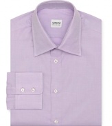 Armani Collezioni Solid Textured Dress Shirt - Slim Fit