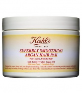 Our intensively nourishing treatment provides superb conditioning to tame fly-aways for healthy looking softness and shine. Silicone and Paraben-Free Formula. Thoroughly smooths hair without weighing it down. Effectively replenishes hair's moisture and shine. Consistent use of our formula restores softness and suppleness to even the most frizz-prone, unruly hair. 8.4 oz. 