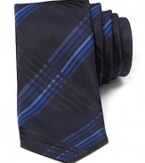 HUGO Skinny Plaid Tie