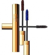 Specially formulated mascara creates a false lash effect and an intense look in a single stroke. The secret is in the triple-film complex: coating film for intensity, conditioning film for curve, and fixing film for long-lasting effectiveness. Brush applicator has nylon fibers of varying diameters to enhance volume. Imported. 