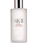 Clear Purifying Lotion. For perfectly conditioned and ultra-fresh skin, use the Facial Treatment Clear Lotion morning and evening after cleansing your face and neck. The final part of your cleansing process, this lotion helps remove residual impurities and dead skin cells. 5 oz. 