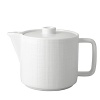 An ideal service for contemporary interiors, the simplicity of the finish resembles the weave of a natural fabric. The basis for Everyday Elegance, this versatile porcelain service offers the ability to go from day to evening with the substitution of a mug to tea cup/saucer and coupe soup to rim soup.