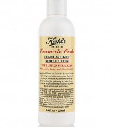 This light-weight, readily-absorbed body lotion helps protect skin from external damage with SPF 30 protection, leaving it soft and smooth all day long. Formulated with antioxidant and skin-smoothing ingredients derived from nature. Absorbs quickly and instantly soothes. Helps skin maintain its natural moisture balance. 8.4 oz. Clean, non-greasy feel Ideal for daily use. 