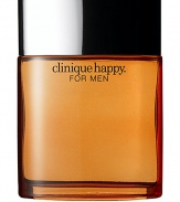 First there was Clinique Happy. A hint of citrus, a wealth of flowers. A mix of emotions. Now, introducing Clinique Happy for Men. Cool. Crisp. A hint of citrus. Wear it and be happy. 