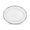 Crafted of Lenox fine bone china accented with 24 karat gold and precious platinum. Dishwasher-safe.