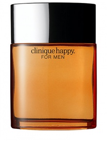 First there was Clinique Happy. A hint of citrus, a wealth of flowers. A mix of emotions. Now, introducing Clinique Happy for Men. Cool. Crisp. A hint of citrus. Wear it and be happy. 