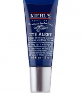 Made with cooling cucumber and alfalfa extracts to energize and hydrate the thinner skin of the eye area. Its potent blend of Vitamin E and caffeine fight fatigue as it helps combat dark circles and puffiness. With regular use, skin appears strengthened and the look of fine dehydration lines is reduced. 0.5 oz.