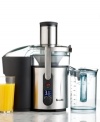 Feed your body with fresh fruit and vegetable juices, extracted down to the very last drop with the Breville Ikon juicer. A polished powerhouse, this unit can churn out an 8 oz. glass of delicious juice in just 5 seconds. One-year limited warranty. Model BJE510XL.