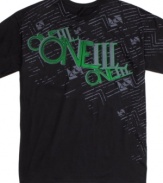 Find your path to cool, casual style with this graphic t-shirt from O'Neill.