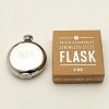 As a time-honored accessory to men of all different cultures and social classes, the flask has proven itself to be a necessity of the times, whether as a prime gift or a good conversation starter. Izola's stainless steel flasks are available in either five-ounces or three-ounces and are engraved with eight different boisterous expressions that fit the drinking theme.