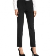 Style simplified: Vince Camuto's skinny ankle pants are a wardrobe dynamo. Wear these versatile bottoms with pretty flats for day and then elevate for a night out with your highest heels.