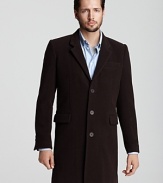 The Men's Store at Bloomingdale's Three-Button Overcoat