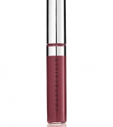 This amazing new lip gloss formula offers up to 6 hours of long-lasting shine with an ultra-smooth finish. Contains extra pigment and a high amount of shiny polymers that create a wet, glass-like shine with superior adherence. A flexible doe-foot allows for precise, flawless application. Made in USA. 0.13 oz. 