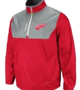 Put your Detroit Red Wings pride on display with this NHL jacket from Reebok.