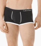 Move freely and with confidence. These low-rise microfiber trunks from Calvin Klein will get you through the day in style.