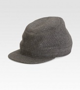 A military-inspired design, finished in textured alpaca wool. Alpaca woolBrim, about 2Dry cleanMade in USA of imported fabric 