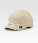 Softly knit cotton with an original silhouette defined by a short brim. Hand wash Imported