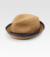 This dapper style crafted in paper straw is casual yet poised enough for any gentleman of style.100% paperBrim, about 2Spot cleanImported