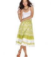 Inspired by the fashion of Brasil, Style&co.'s medallion-print skirt makes any outfit more samba-worthy!