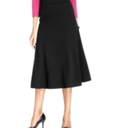 Balance your wardrobe in JM Collection's swingy A-line skirt. It looks fantastic with a tucked-in top!