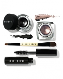 Featuring best-selling Long-Wear Cream Shadow and Long-Wear Gel Eyeliner, this limited edition set gives you standout eyes without a smudge or smear in sight. Also includes our super volumizing mascara and a dual-ended Ultra Fine Eye Liner/Cream Shadow Brush for flawless application. Set includes:• Velvet Plum Long-Wear Cream Shadow (Limited Edition Shade)• Black Ink Long-Wear Gel Eyeliner• Mini Black Extreme Party Mascara• Dual Ended Ultra Fine Eyeliner/Cream Shadow Brush