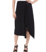 A major statement skirt with delicate draping, from MICHAEL Michael Kors. Try it with everything from sandals to ankle booties for an edgier look!