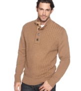 Basket weave and elbow patches update a classic style with Marc New York modern appeal.