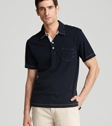 Billy Reid Pensacola Cotton Polo - Slim Fit