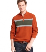 Stick with stripes and this Izod sweater for easy, instant style and comfort.