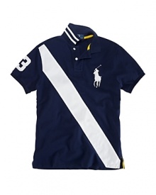 Polo Ralph Lauren Custom-Fit Short-Sleeved Pieced Mesh Polo