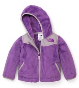 Surround her with plush warmth in this cozy North Face® silken fleece hoodie.