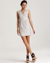 A short and chic DIANE von FURSTENBERG shift dress makes getaway dressing a breeze. The retro style flaunts elegant tailoring for a sophisticated silhouette that moves effortlessly from the cabana to cocktails on the lanai.