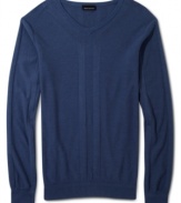 Soft and stylish, this DKNY Jeans sweater has a classic look great for work or the weekend.