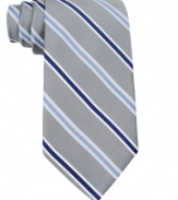 Exude confidence. This Club Room tie is classic sophistication at its finest.