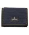 Keep your cards in style with these textured and corded wallet from Quiksilver.