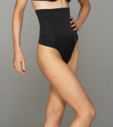 You can have it all: tummy control to slim and shape, and a thong silhouette at the back for versatility. Style #786