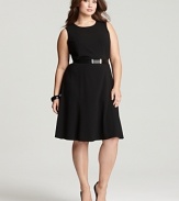 Calvin Klein Plus Size Fit and Flare Dress