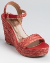 Belle by Sigerson Morrison Sandals - Lucia Raffia Wedge