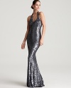 ABS by Allen Schwartz Gown - Halter Sequin