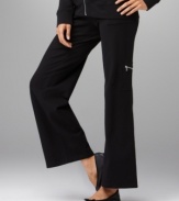 Zipper cargo pockets lend a little edge to these lounge pants from Style&co. Sport! Pair them with the matching jacket for a casual ensemble that stays smart.