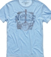 Pick out a winner. This banjo graphic tee from Lucky Brand Jeans is a new riff on casual style.