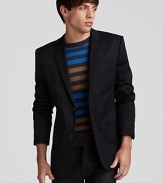 MARC BY MARC JACOBS' classic fit blazer instantly adds sophisticated edge to your look.