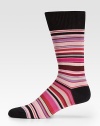 Super soft, with a hint of stretch in superior cotton knit with signature stripes.Mid-calf height80% cotton/20%nylonMachine washImported